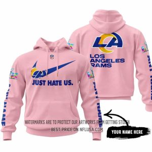 Just Hate Us - Super Bowl LX - Los Angeles Rams - Pink