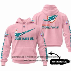 Just Hate Us - Super Bowl LX - Miami Dolphins - Pink
