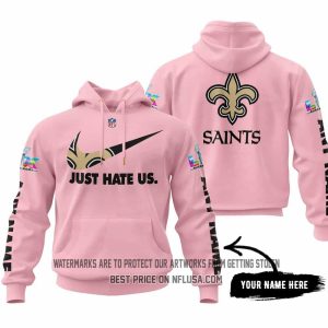 Just Hate Us - Super Bowl LX - New Orleans Saints - Pink
