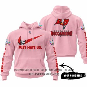 Just Hate Us - Super Bowl LX - Tampa Bay Buccaneers - Pink