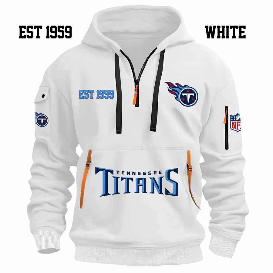 Limited Edition - EST 1959 - Tennessee Titans - Half Zip Hoodie