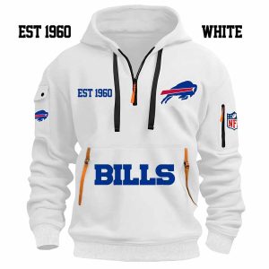 Limited Edition - EST 1960 - Buffalo Bills - Half Zip Hoodie