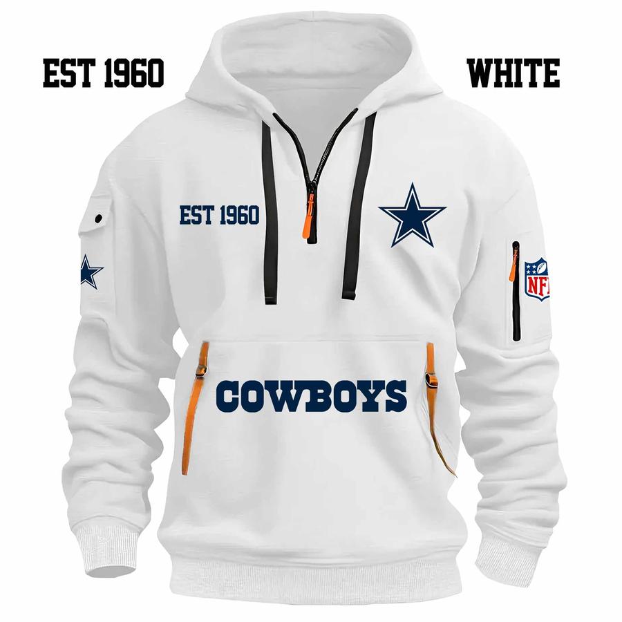 Limited Edition - EST 1960 - Dallas Cowboys - Half Zip Hoodie