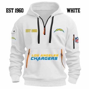 Limited Edition - EST 1960 - Los Angeles Chargers - Half Zip Hoodie