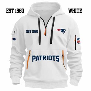 Limited Edition - EST 1960 - New England Patriots - Half Zip Hoodie
