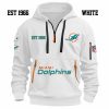 Limited Edition - EST 1966 - Miami Dolphins - Half Zip Hoodie