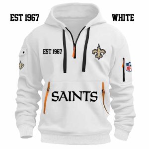Limited Edition - EST 1967 - New Orleans Saints - Half Zip Hoodie