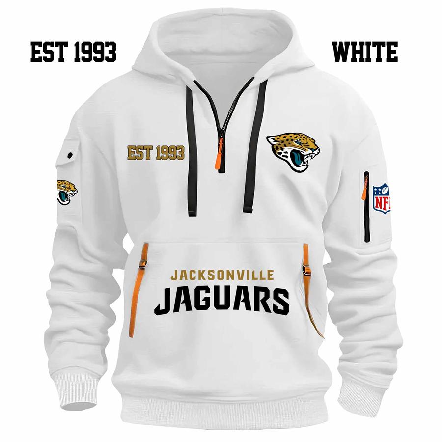 Limited Edition - EST 1993 - Jacksonville Jaguars - Half Zip Hoodie