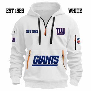 Limited Edition - EST 1925 - New York Giants - Half Zip Hoodie