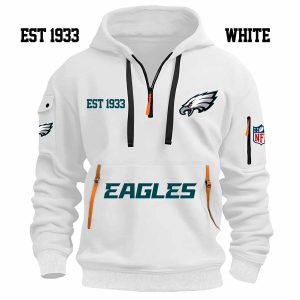Limited Edition - EST 1933 - Philadelphia Eagles - Half Zip Hoodie