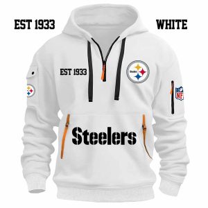Limited Edition - EST 1933 - Pittsburgh Steelers - Half Zip Hoodie