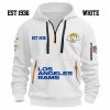 Limited Edition - EST 1936 - Los Angeles Rams - Half Zip Hoodie