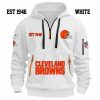Limited Edition - EST 1946 - Cleveland Browns - Half Zip Hoodie