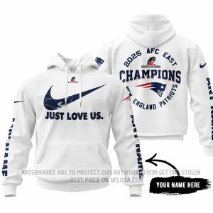 Limited Edition AFC East Champion - Just Love Us - New England Patriots