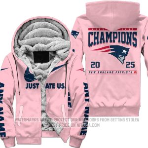 Limited Edition AFC East Champion - New England Patriots - Fleece Zip Hoodie