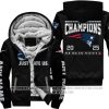 Limited Edition AFC East Champion - New England Patriots - Fleece Zip Hoodie