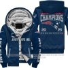 Limited Edition AFC East Champion - New England Patriots - Fleece Zip Hoodie