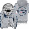 Limited Edition AFC East Champion - New England Patriots - Fleece Zip Hoodie