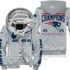 Limited Edition AFC East Champion - New England Patriots - Fleece Zip Hoodie
