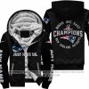 Limited Edition AFC East Champion - New England Patriots - Fleece Zip Hoodie
