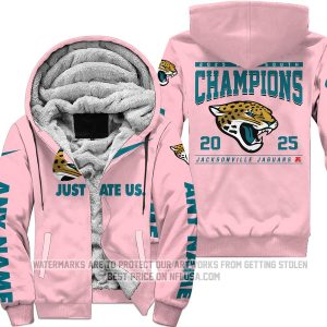 Limited Edition AFC South Champion - Jacksonville Jaguars - Fleece Zip Hoodie