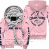 Limited Edition AFC West Champion - Denver Broncos - Fleece Zip Hoodie