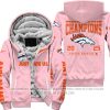 Limited Edition AFC West Champion - Denver Broncos V1 - Fleece Zip Hoodie