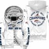 Limited Edition AFC West Champion - Denver Broncos - Fleece Zip Hoodie