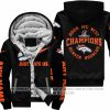 Limited Edition AFC West Champion - Denver Broncos - Fleece Zip Hoodie