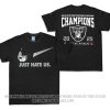 Limited Edition AFC West Champion - Las Vegas Raiders