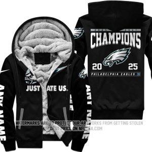 Limited Edition NFC East Champion - Philadelphia Eagles - Fleece Zip Hoodie