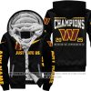 Limited Edition NFC East Champion - Washington Commanders - Fleece Zip Hoodie