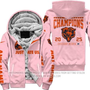 Limited Edition NFC North Champion - Chicago Bears - Fleece Zip Hoodie