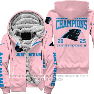 Limited Edition NFC South Champion - Carolina Panthers - Fleece Zip Hoodie