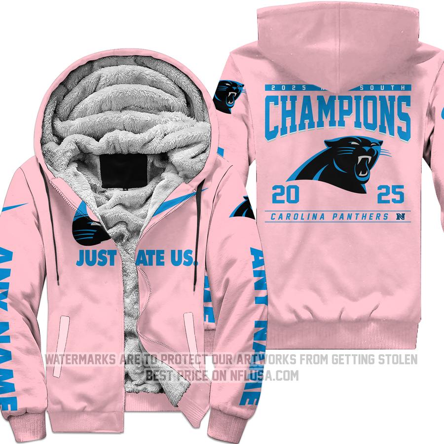 Limited Edition NFC South Champion - Carolina Panthers - Fleece Zip Hoodie