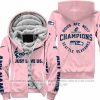 Limited Edition NFC West Champion - Just Love Us - Seattle Seahawks - Fleece Zip Hoodie