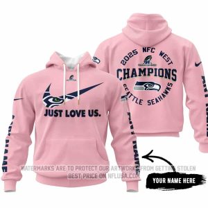 Limited Edition NFC West Champion - Just Love Us - Seattle Seahawks