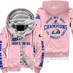 Limited Edition NFC West Champion - Los Angeles Rams - Fleece Zip Hoodie