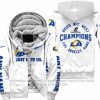 Limited Edition NFC West Champion - Los Angeles Rams - Fleece Zip Hoodie