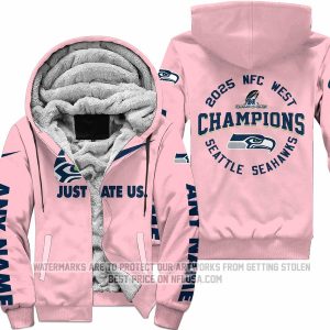 Limited Edition NFC West Champion - Seattle Seahawks - Fleece Zip Hoodie