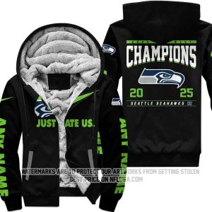 Limited Edition NFC West Champion - Seattle Seahawks - Fleece Zip Hoodie