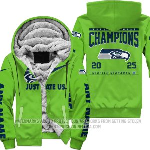 Limited Edition NFC West Champion - Seattle Seahawks - Fleece Zip Hoodie