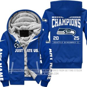 Limited Edition NFC West Champion - Seattle Seahawks - Fleece Zip Hoodie