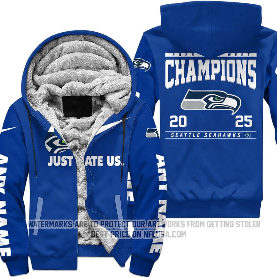 Limited Edition NFC West Champion - Seattle Seahawks - Fleece Zip Hoodie