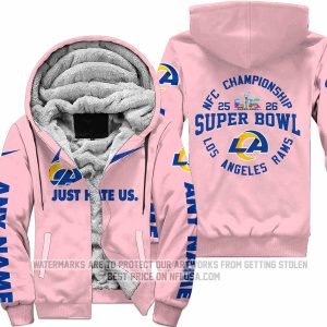 Limited Edition Super Bowl LX - Los Angeles Rams - Fleece Zip Hoodie