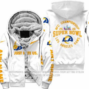 Limited Edition Super Bowl LX - Los Angeles Rams - Fleece Zip Hoodie