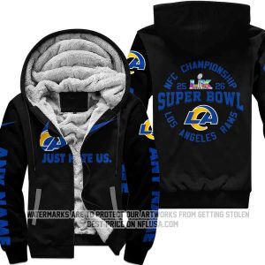 Limited Edition Super Bowl LX - Los Angeles Rams - Fleece Zip Hoodie