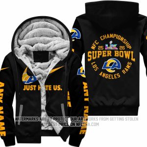 Limited Edition Super Bowl LX - Los Angeles Rams - Fleece Zip Hoodie
