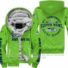 Limited Edition Super Bowl LX - Just Hate Us - Seattle Seahawks - Fleece Zip Hoodie