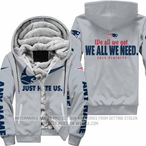 We All We Got We All We Need - New England Patriots - Fleece Zip Hoodie